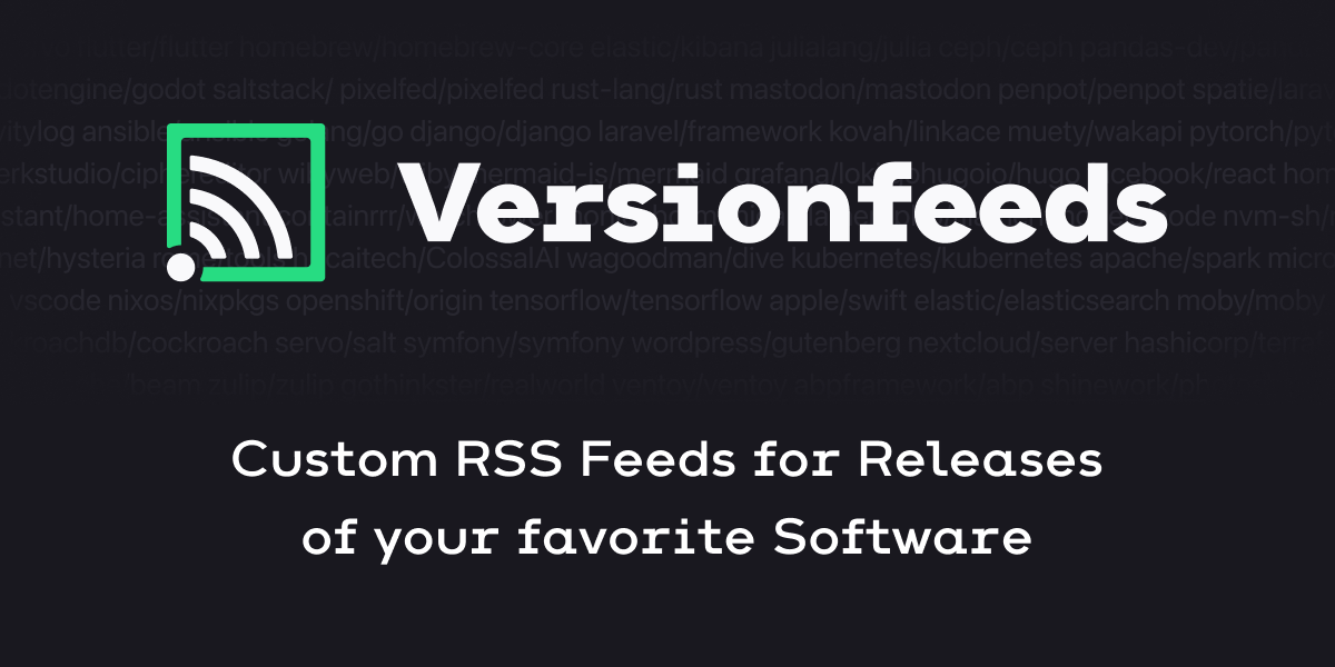 Create your own RSS feeds with a custom title and description. Both the title and the description are used for the actual RSS feed and displayed in yo
